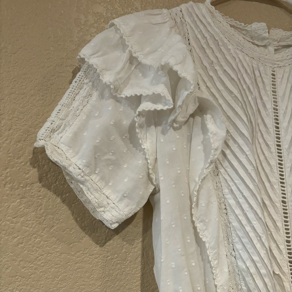 Maia Bergman Mery Dress white eyelet ruffles - Picture 8 of 12